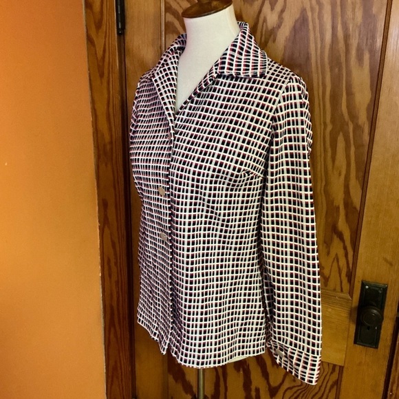 Vtg 70s American Woman Polyester Shirt - Picture 5 of 7